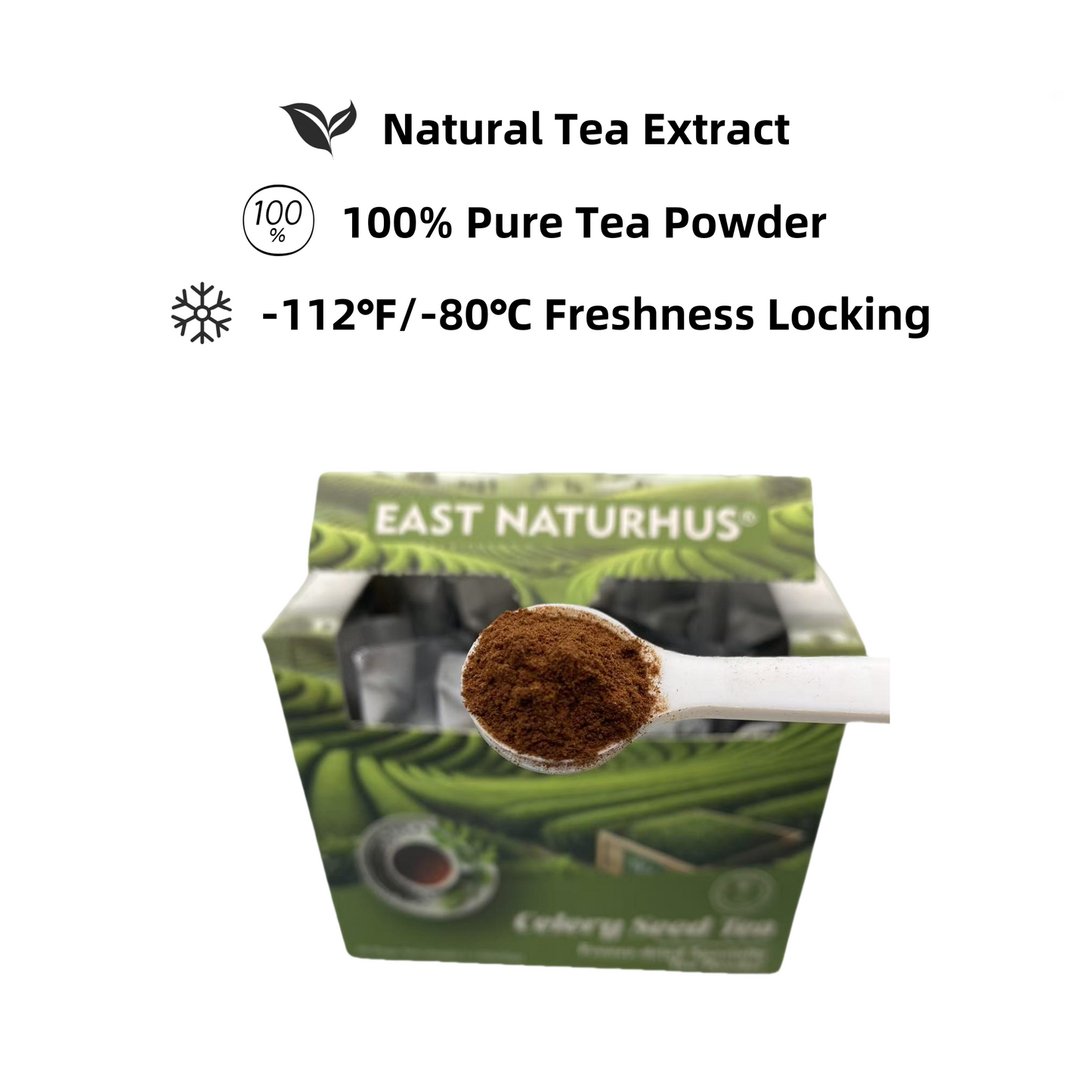 Functional Detox & Antioxidant Tea Blend, Natural Celery Seed & Pu-erh Tea for Joint Health, Blood Sugar Balance, and Digestive Support